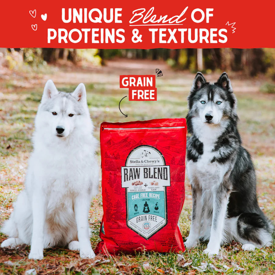 Stella & Chewy's Dog Kibble Raw Blend Cage Free - 10kg