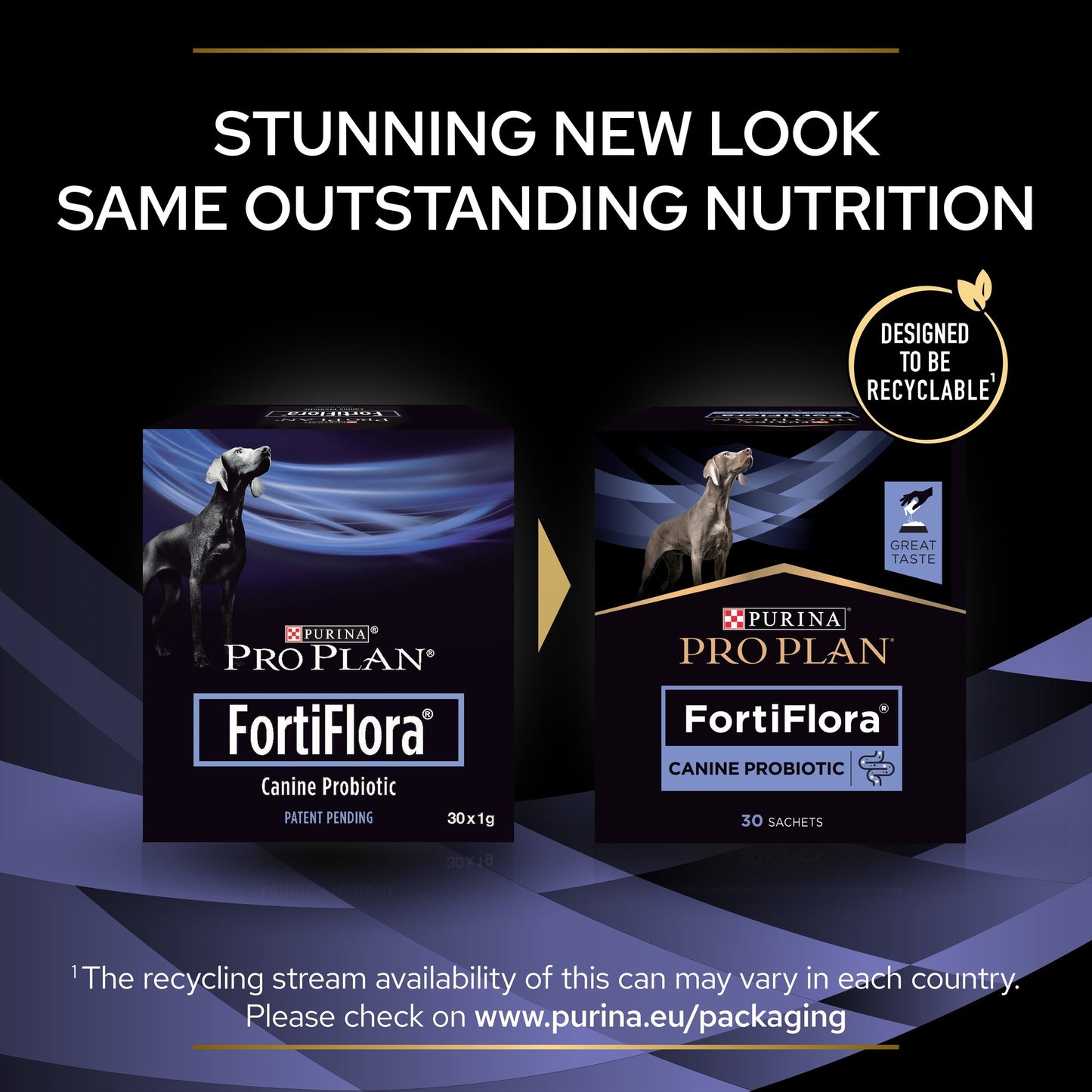Purina Pro Plan FortiFlora, Dog Probiotic Supplement, 30 x 1g