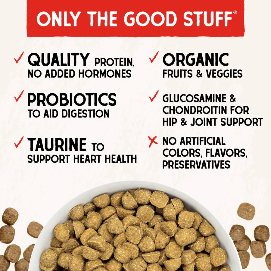 Stella & Chewy's Baked Kibble for Dogs Raw Coated Wholesome Grains Chicken Recipe - 3.5 lb
