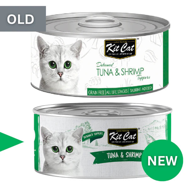 Kit Cat-tin-Tuna & Shrimp Toppers 80g