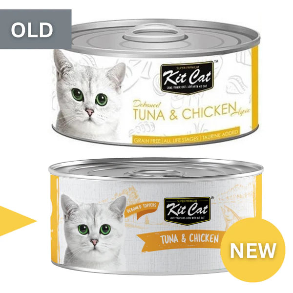 Kit cat-tin- TUNA & CHICKEN 80g