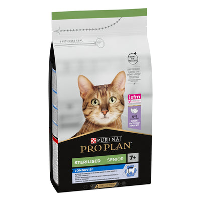 Purina Pro Plan Senior 7+ Longevis Dry Cat Food with Turkey, 1.5 kg