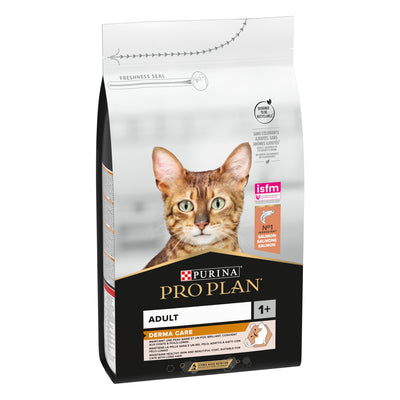 Purina Pro Plan Adult Derma Care, Dry Cat Food with Salmon, 1.5 kg