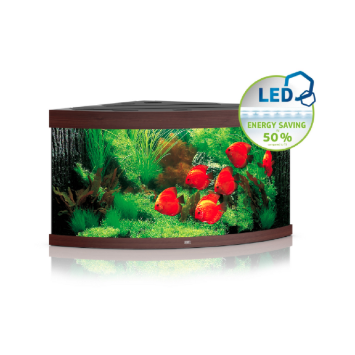 Juwel Trigon 350 LED Dark Wood