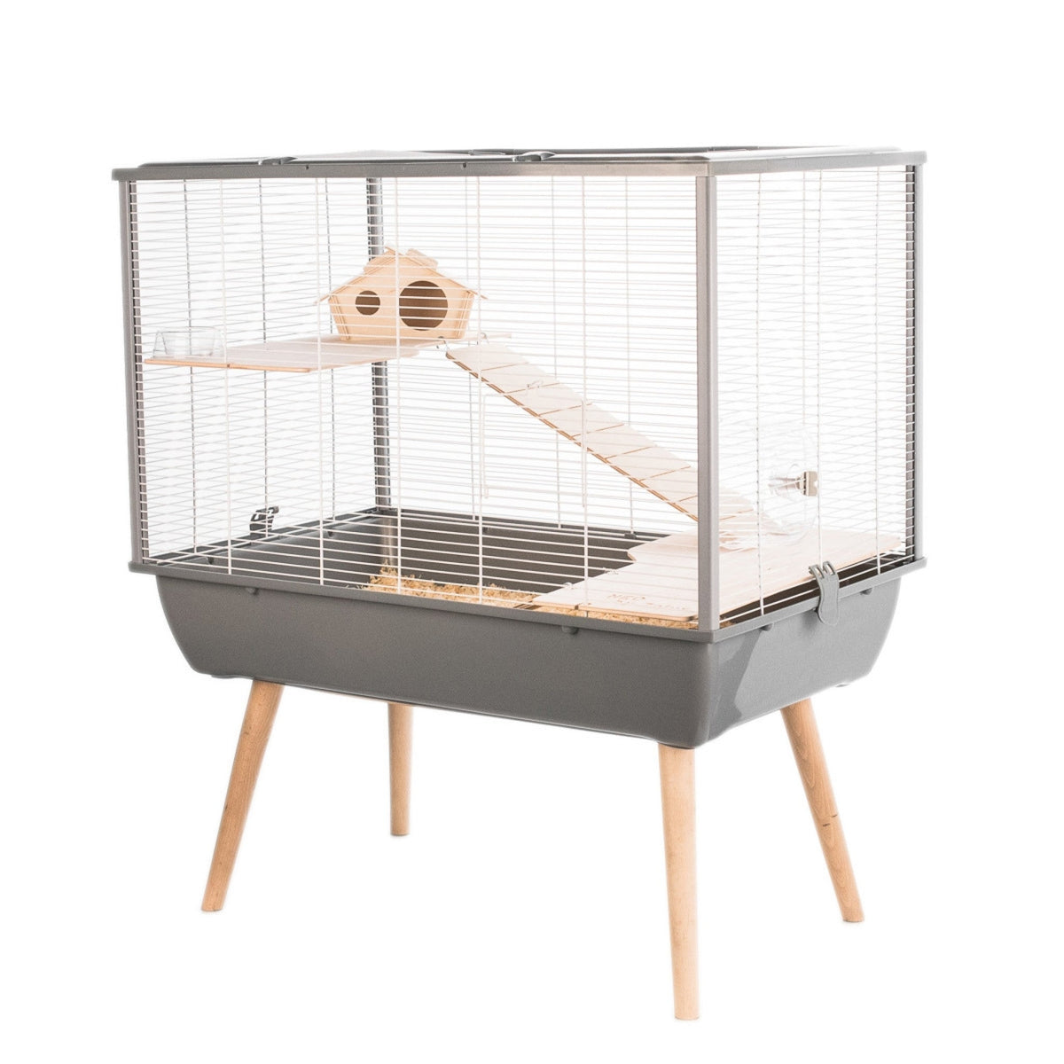 Zolux Neo Silta Small Rodent Cage Grey