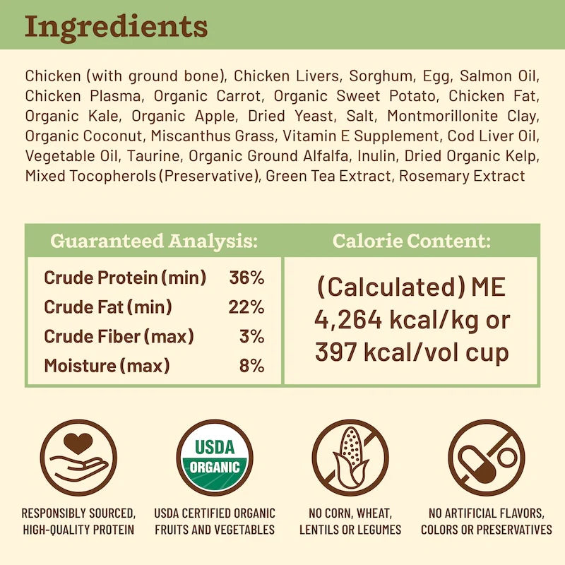 Primal Kibble in the Raw Cat Food – Chicken Recipe
