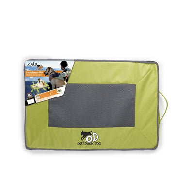 Quick Dry Outdoor Dog Mat Green Medium