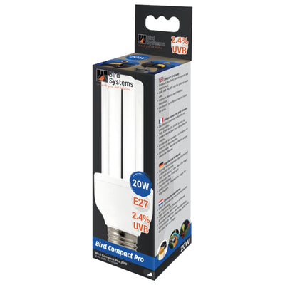 Aquarium Systems Bird Compact Lamp Pro 2.4% UVB, 20 W