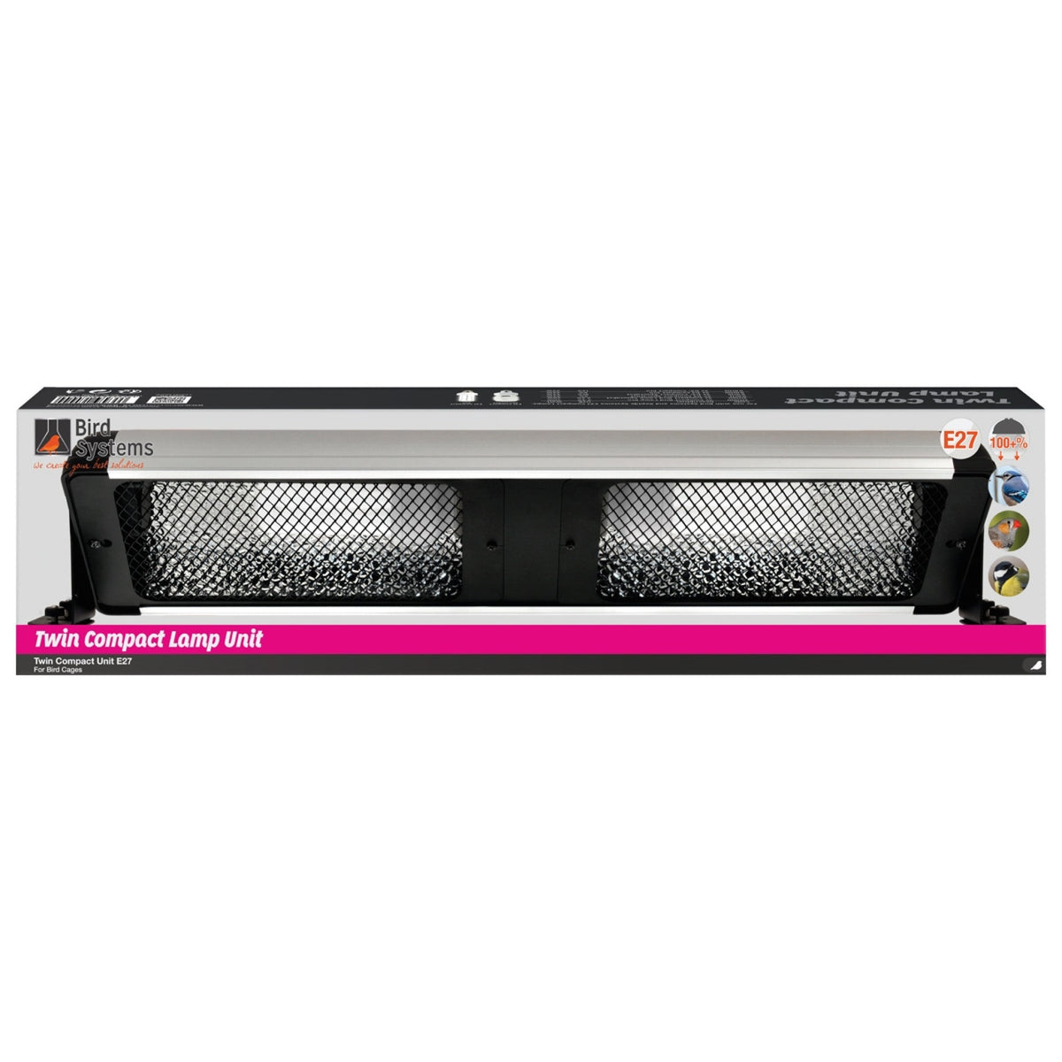 Aquarium Systems Compact Lamp Unit E27 Twin, 60 cm