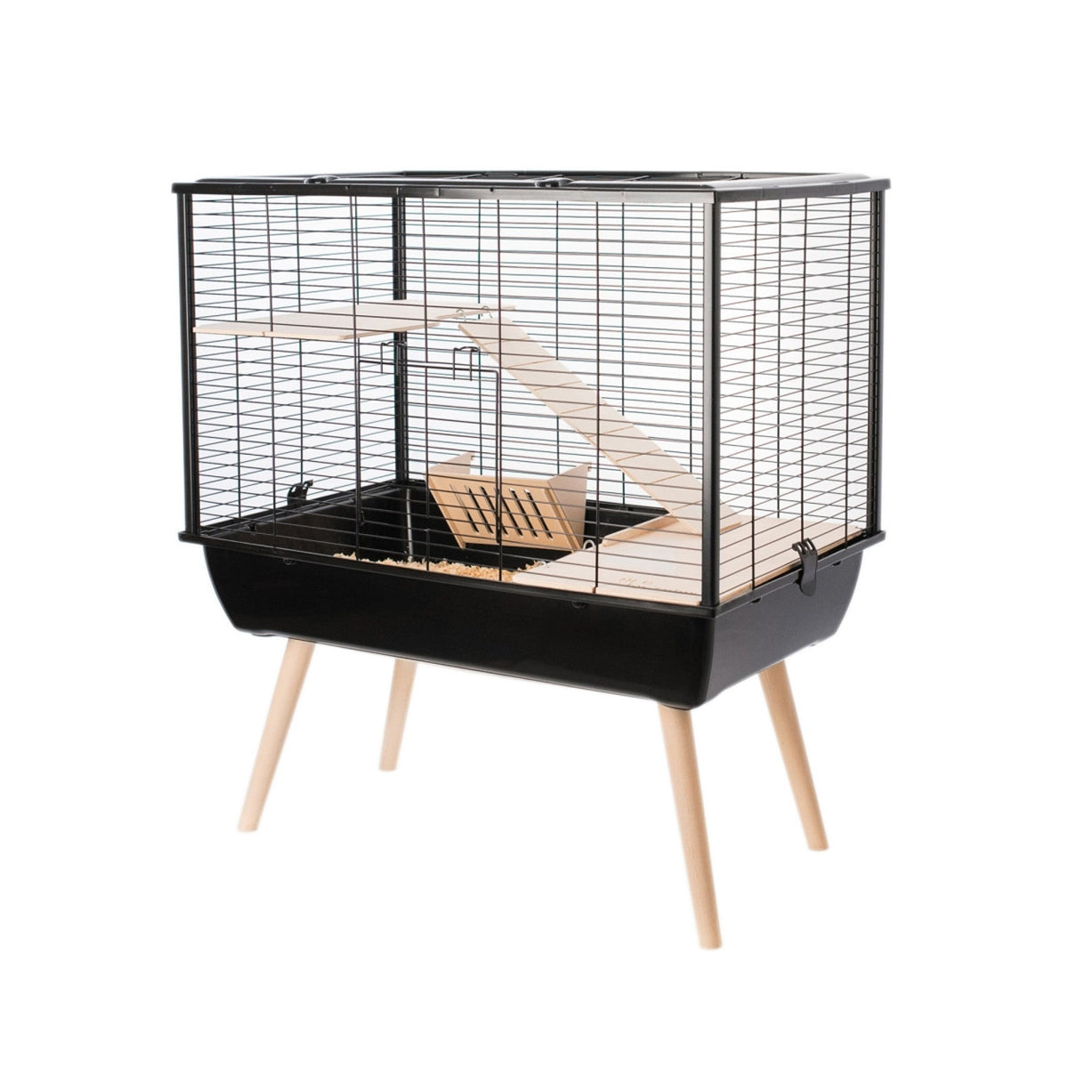 Zolux Neo Muki Large Rodent Cage Black