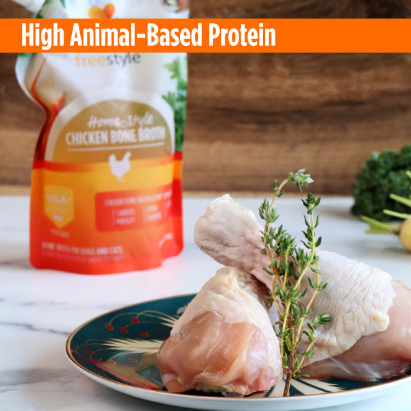 Nulo FreeStyle Dog Cat Chicken Bone Broth 20 fl oz Pouch
