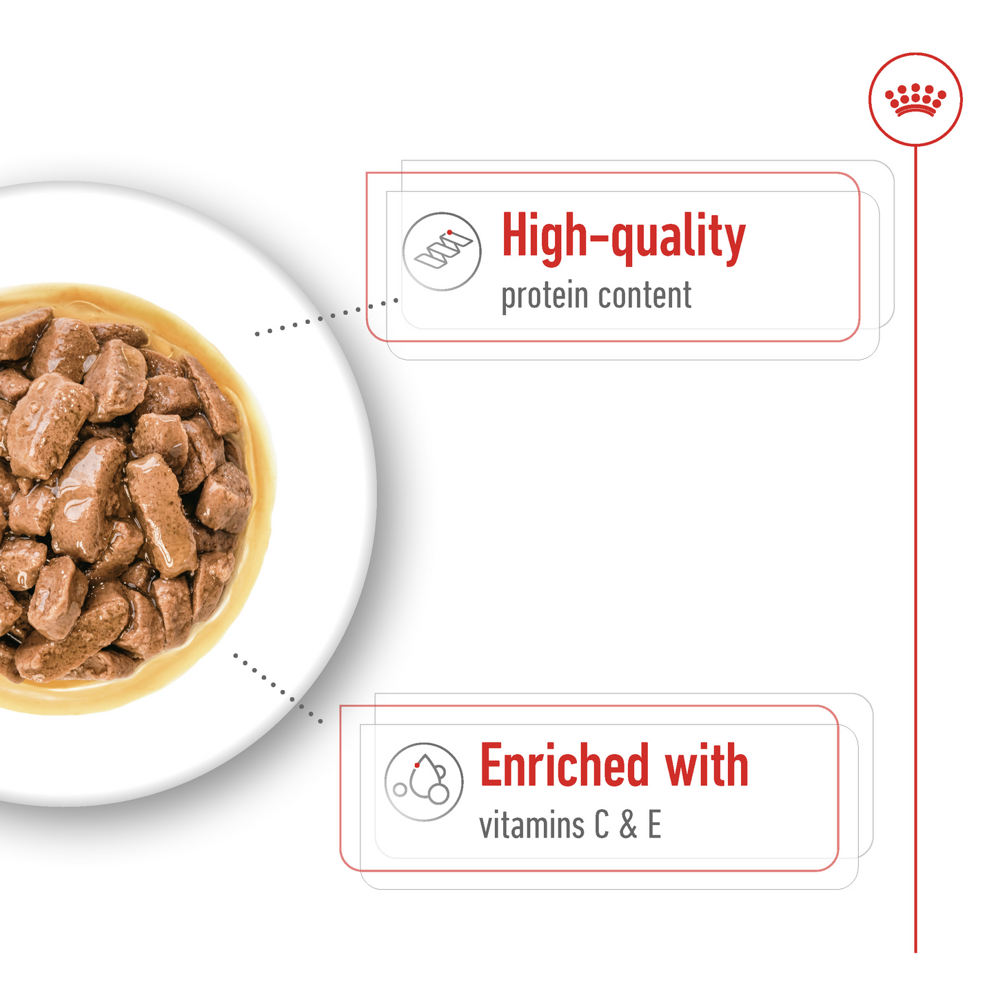 Royal Canin Size Health Nutrition Medium Adult (WET FOOD - Pouches) 10 x 140g
