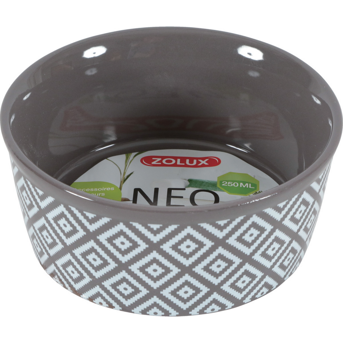 Zolux Neo Sandstone Bowl Grey, 250 ml