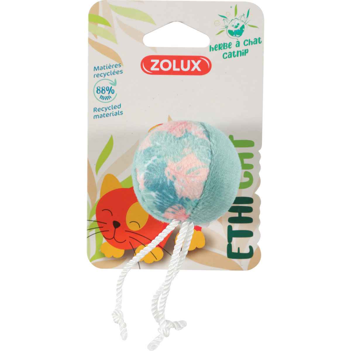 Zolux Ethicat Leaf Ball Toy