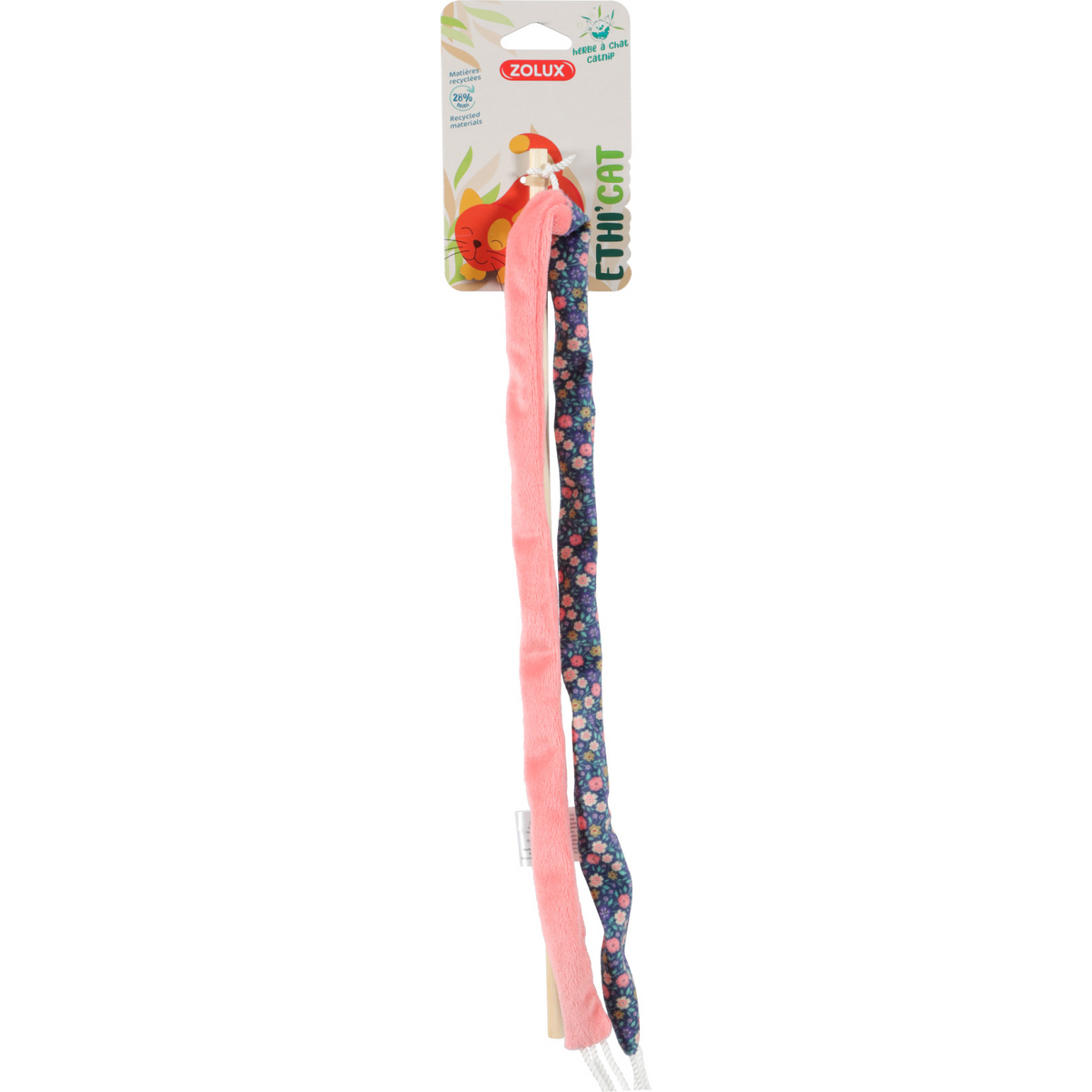 Zolux Ethicat Floral Ribbon Wand Toy