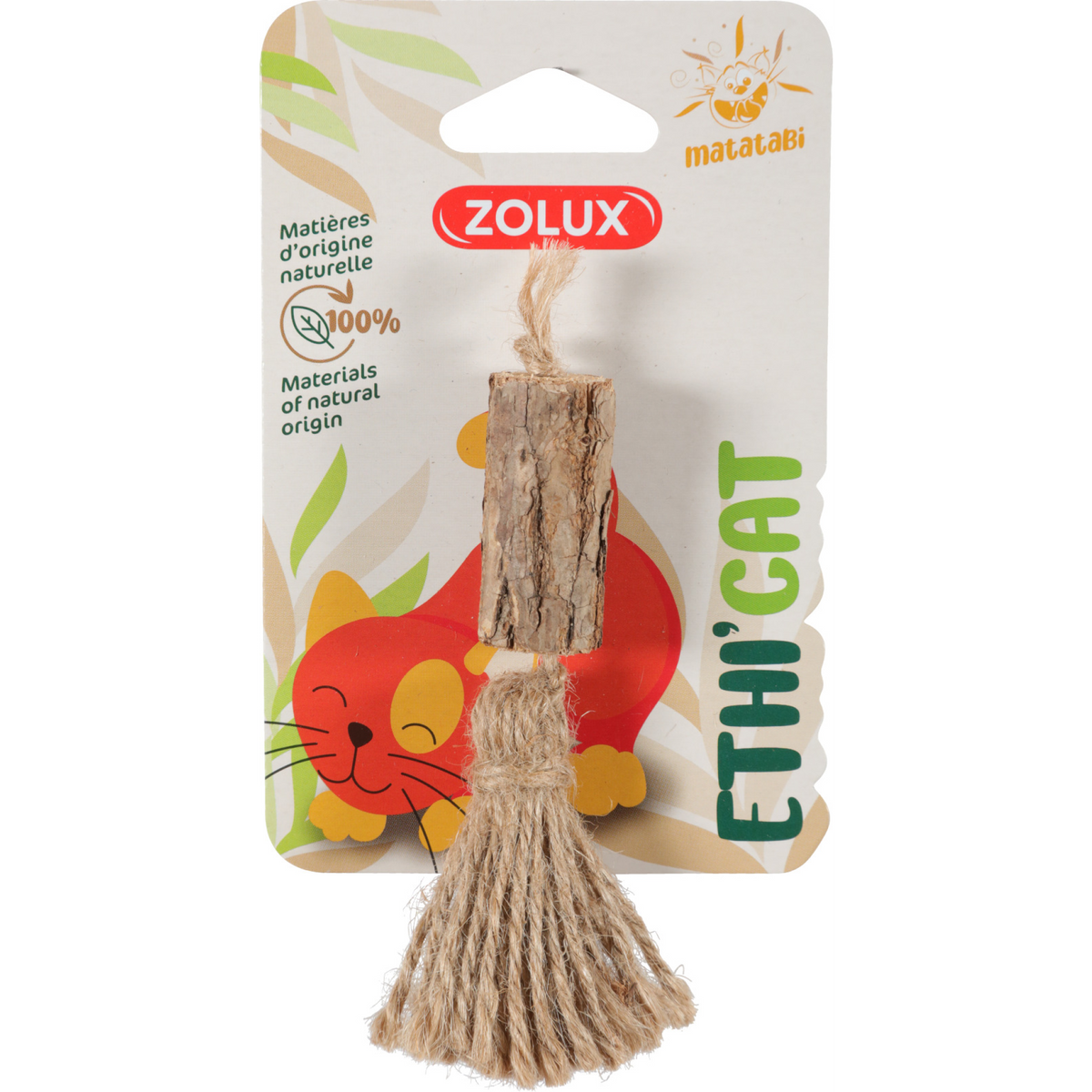Zolux Ethicat Silver Vine Pompom Toy