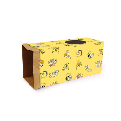 Catoon Kraft Paper Tunnel Yellow