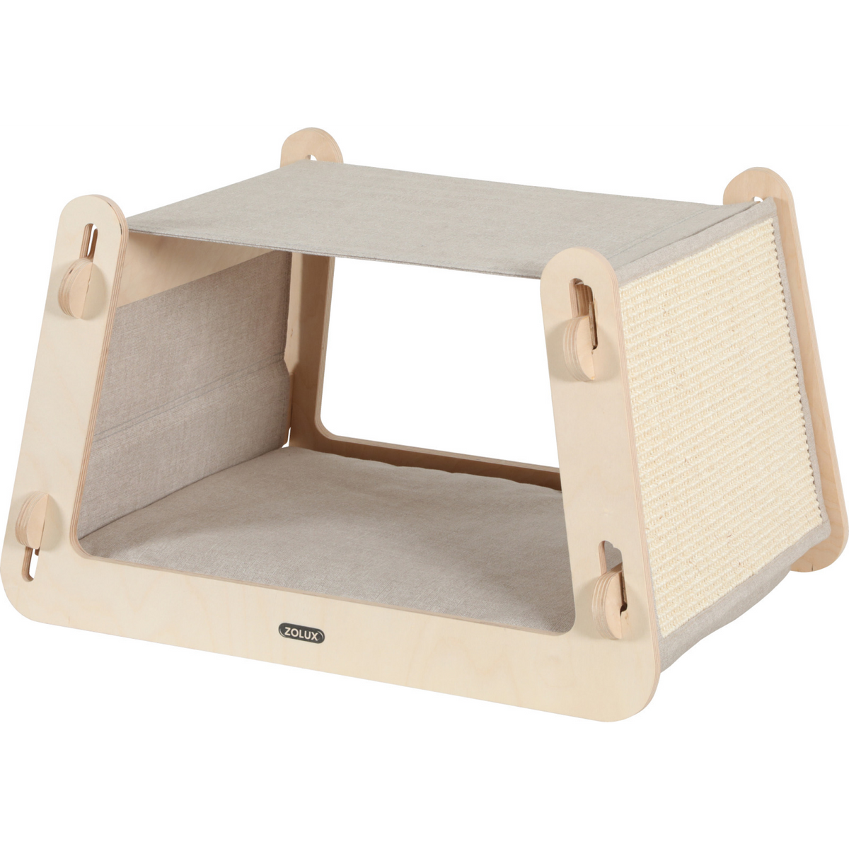 Zolux Cat Lodge 4 Hut 3-in-1 FSC