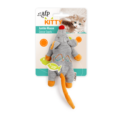 Kitty Jumbo Mouse - Grey