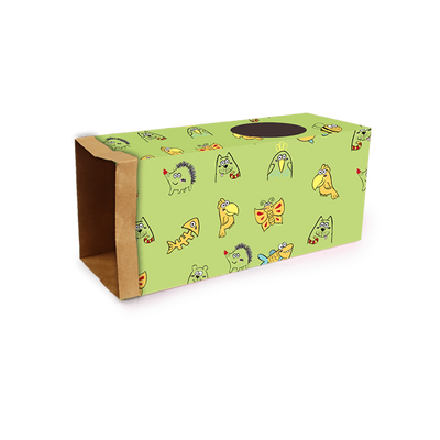 Catoon Kraft Paper Tunnel Green