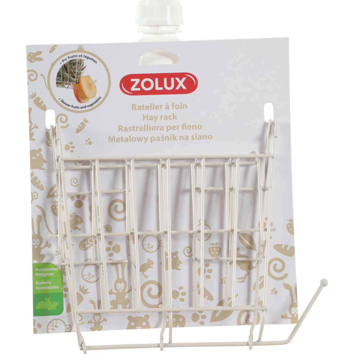 Zolux Metal Hay Rack Beige