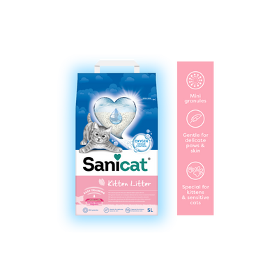 Sanicat Kitten Litter, Cat Litter - 5 L