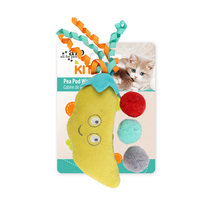 Kitty Pompom Pea Pod