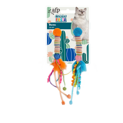 Whisker Fiesta Worm 2/pk