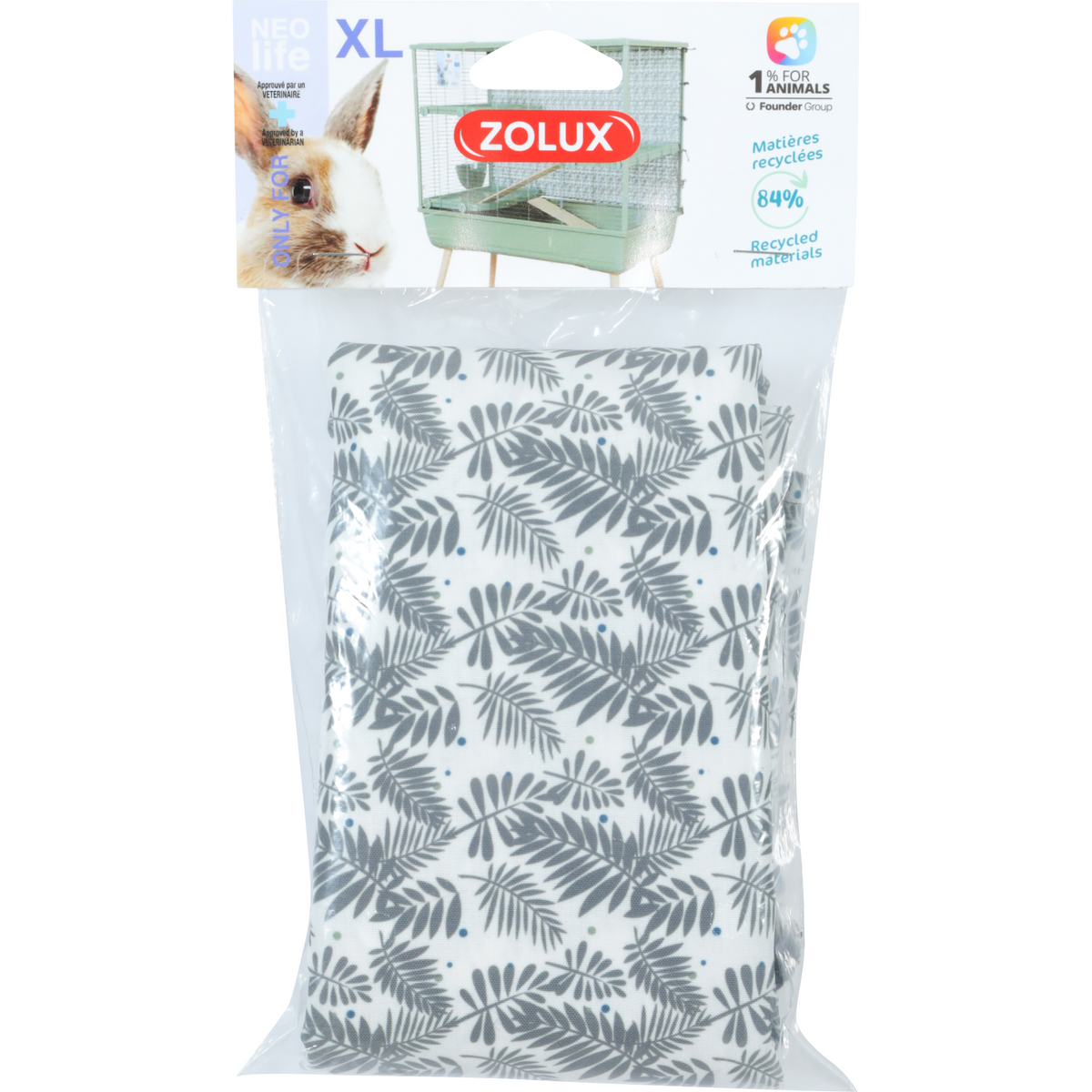 Zolux Neolife Fabric Backdrop For Rabbit Cages, 95 x 65.5 x 1 cm