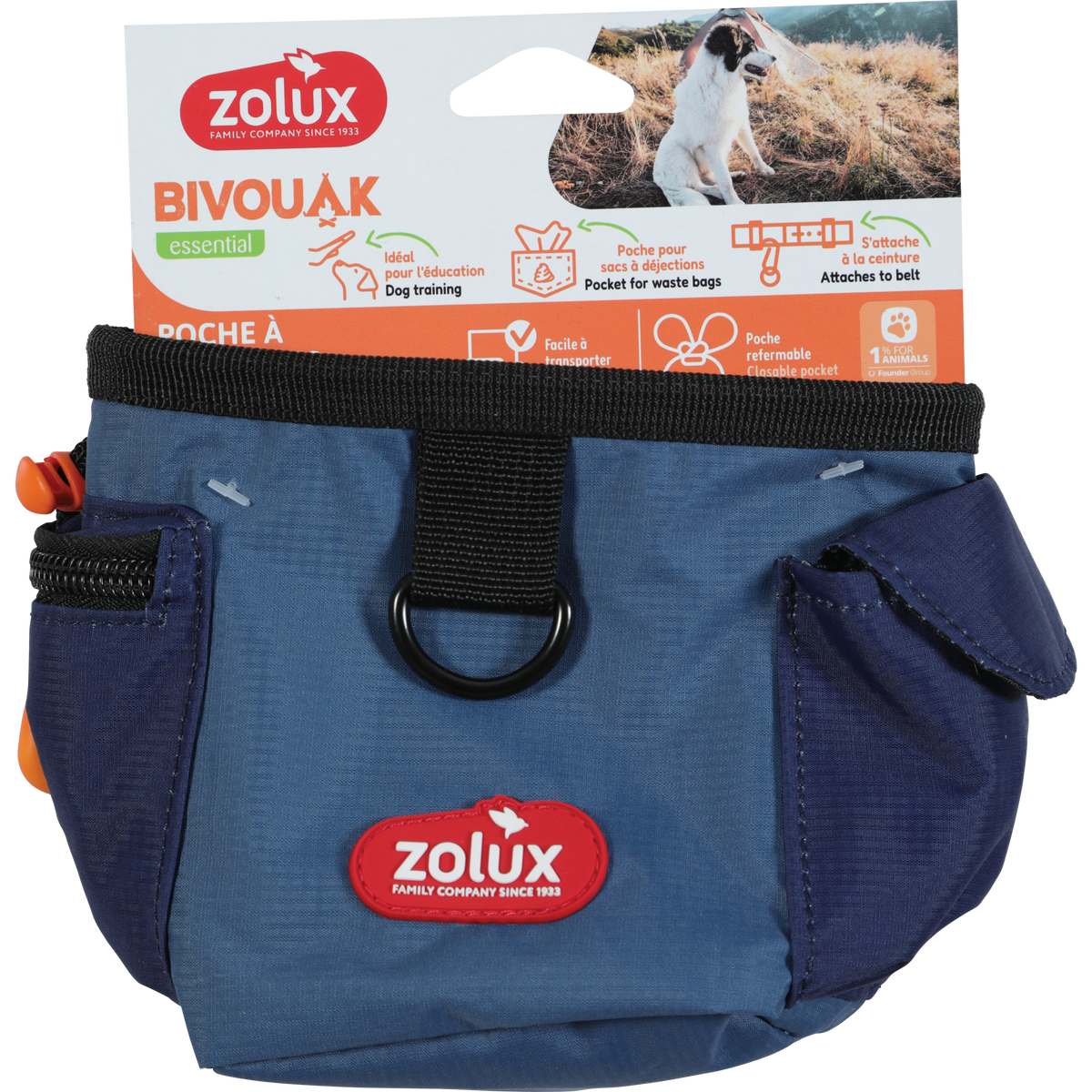 Zolux BVK Treat Bag, Blue