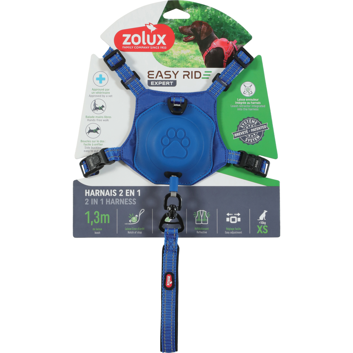 Zolux Easyride Harness Blue, XSmall