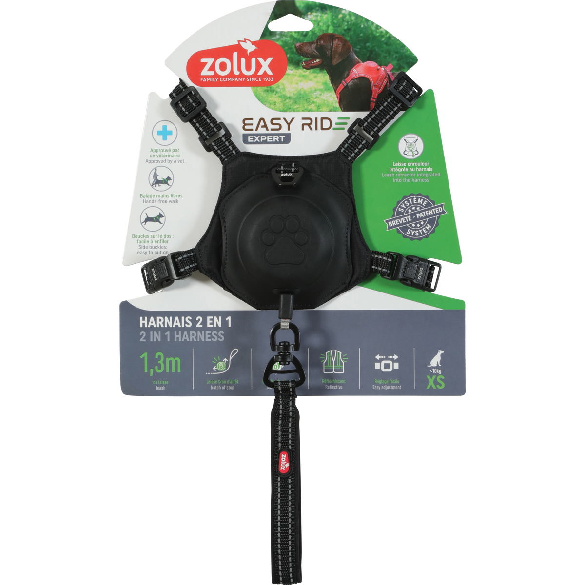 Zolux Easyride Harness Black, XSmall