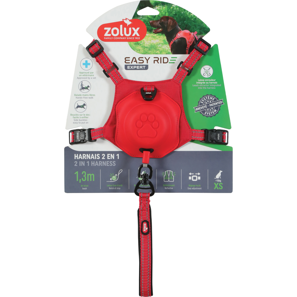 Zolux Easyride Harness Red, XSmall