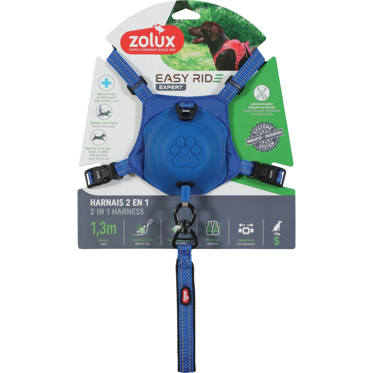 Zolux Easyride Harness Blue, Small