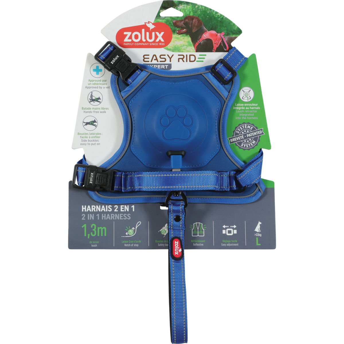 Zolux Easyride Harness Blue, Large