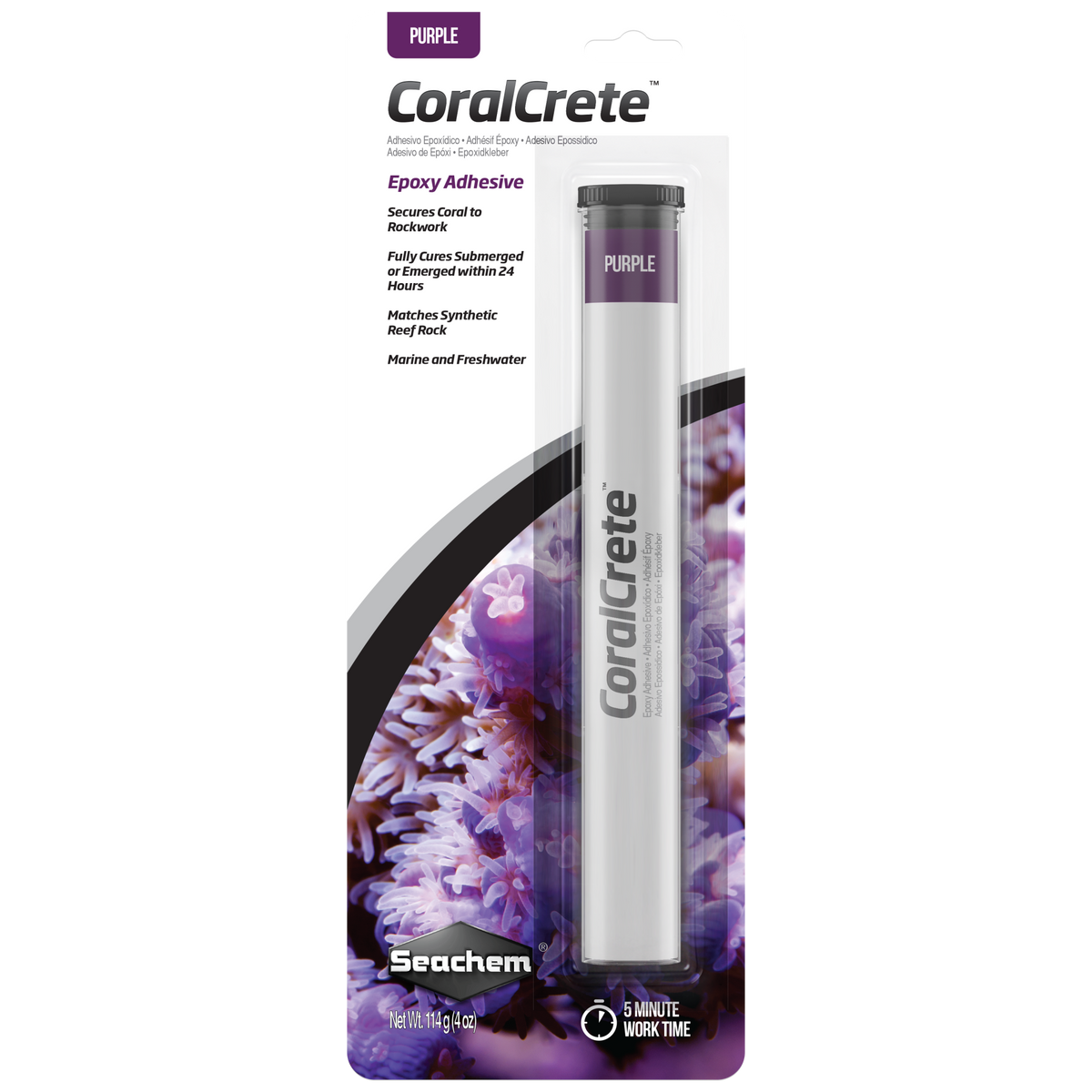 Seachem CoralCrete Purple 114 g