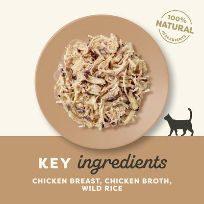 Applaws Chicken Breast with Wild Rice in Broth Wet Cat Food 70g Pouch