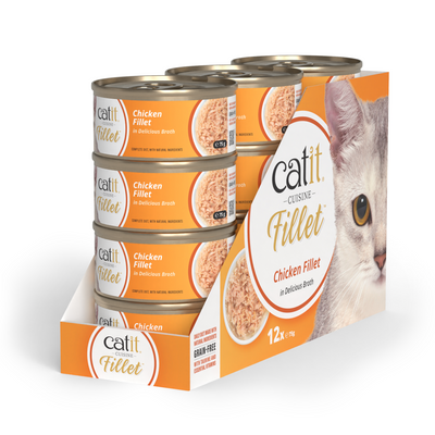 Catit Cuisine Chicken Fillet, Wet Food for Adult Cats