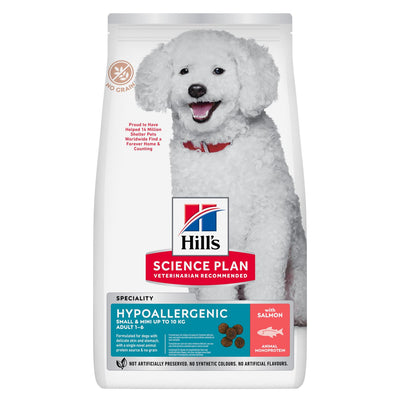 Hill’s Science Plan Hypoallergenic Small & Mini Adult Dry Dog Food With Salmon (1.5KG)