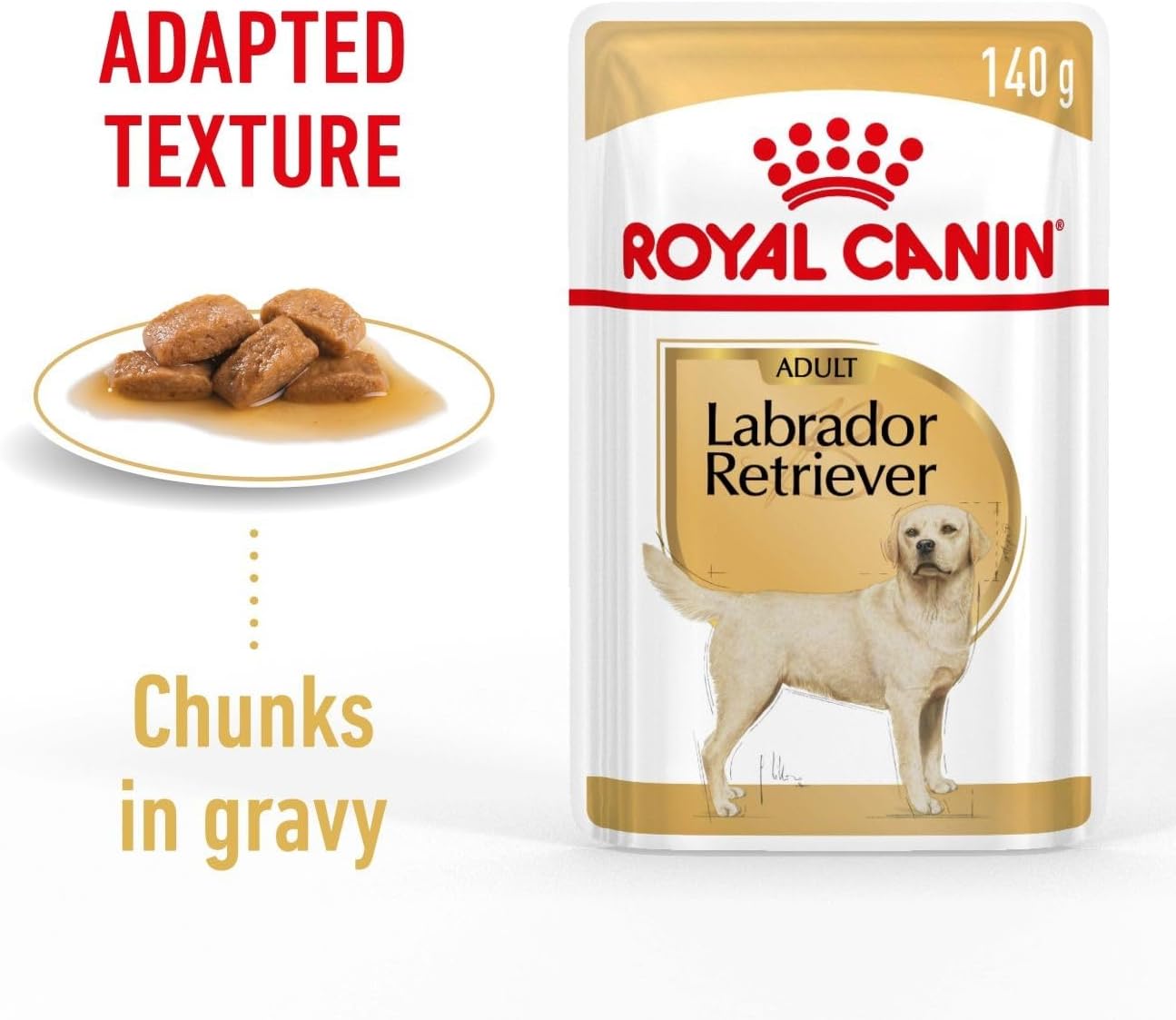 Royal Canin Breed Health Nutrition Labrador (Wet Food - Pouches) 10 x 140g