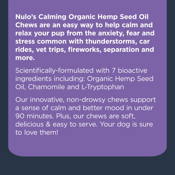 Nulo Calming Soft Chew for Dogs - 270g