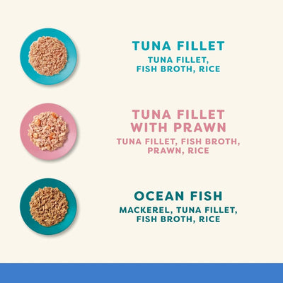 Applaws Fish Selection Multipack in Broth Cat Wet Food 12x156g