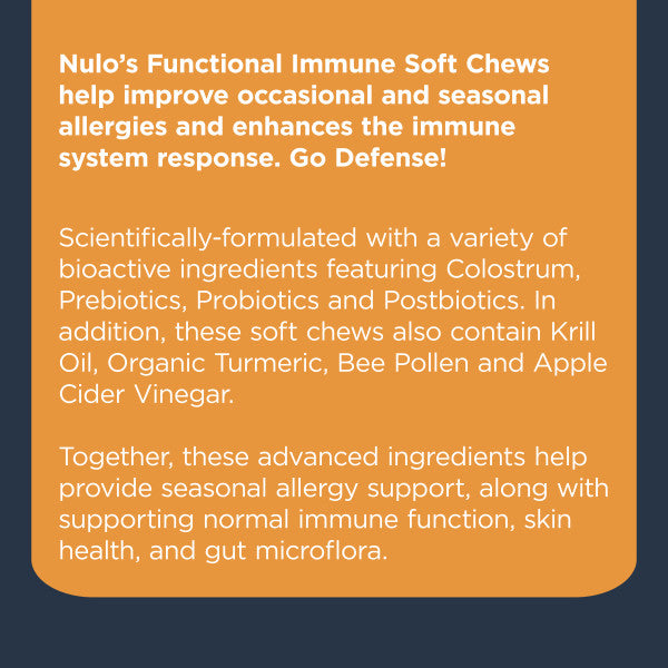 Nulo Immune Soft Chew for Dogs - 270g (90 ct. Jar)