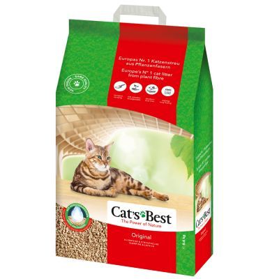Cat's Best Original Organic Dust Free Clumping Cat Litter - 8.6kg