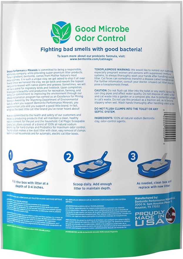 Intersand Cat Magic Scented Hard Clumping Dust Free Clay Cat Litter - 6.35 kg