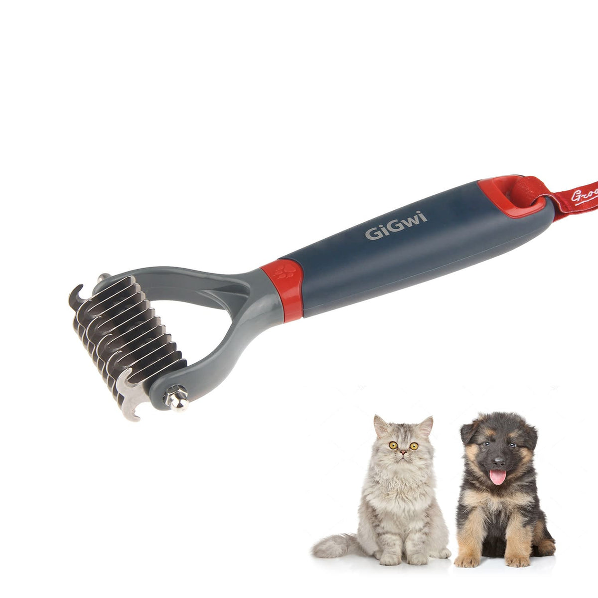 GiGwi Dual Head Dematting Comb 11 Teeth for Dogs & Cats