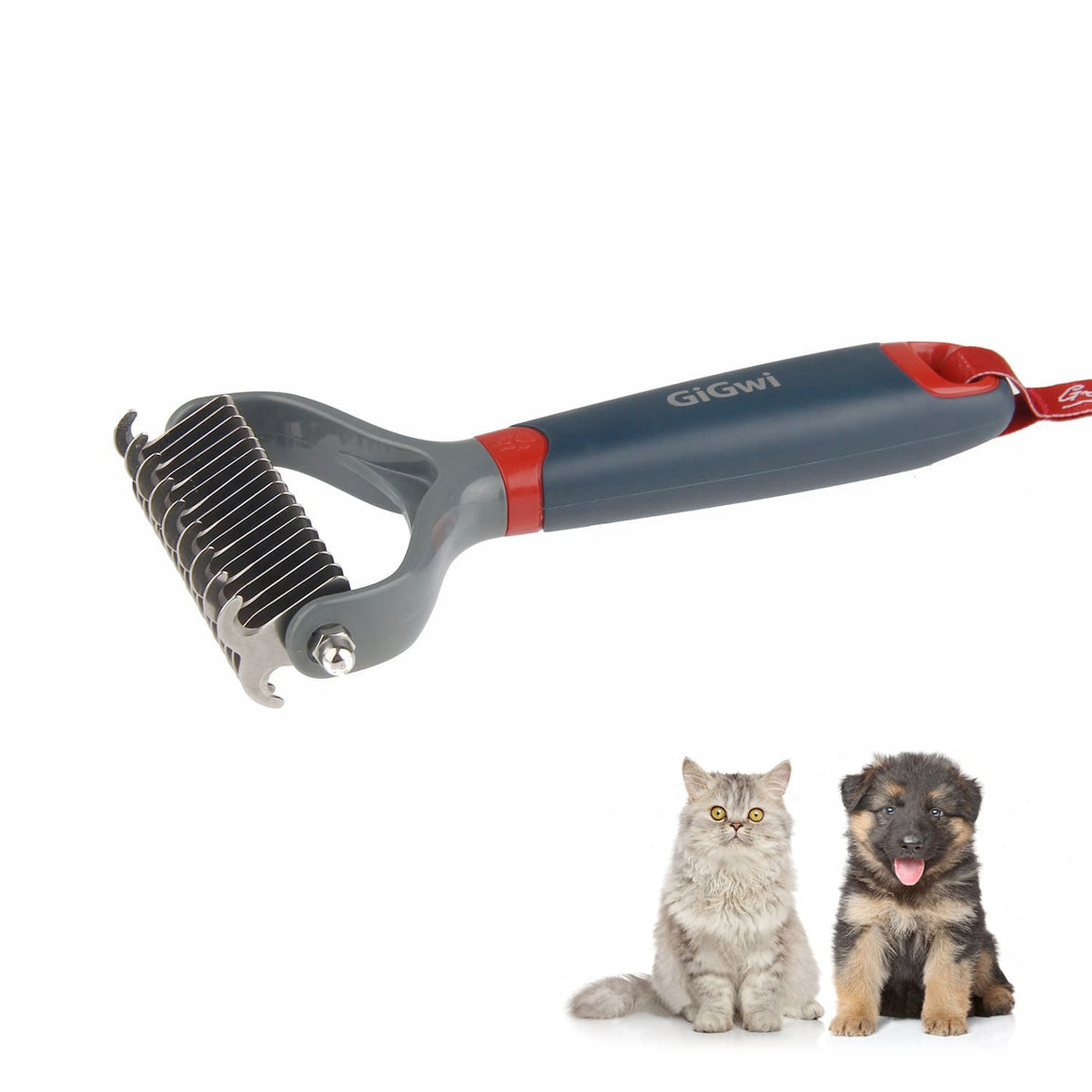 GiGwi Dual Head Dematting Comb 17 Teeth for Dogs & Cats