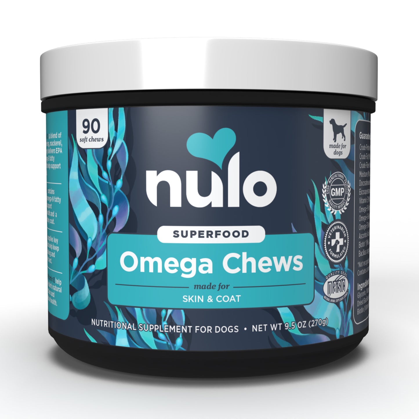 Nulo Omega Soft Chew for Dogs - 270g (90 ct. Jar)