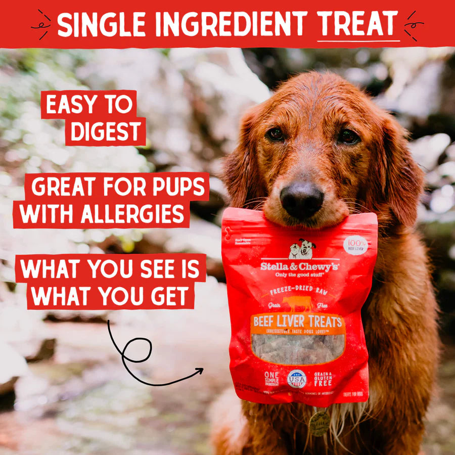 Stella & Chewy's Beef Liver Treats - 3 oz