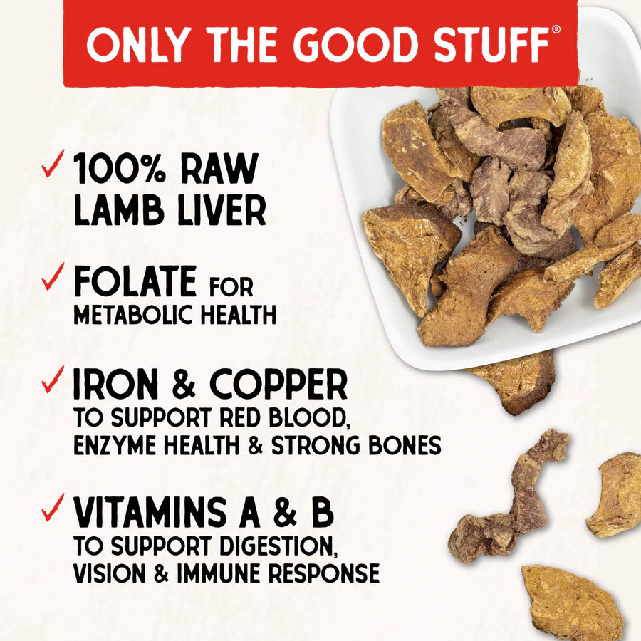 Stella & Chewy's Lamb Liver Treats - 3 oz